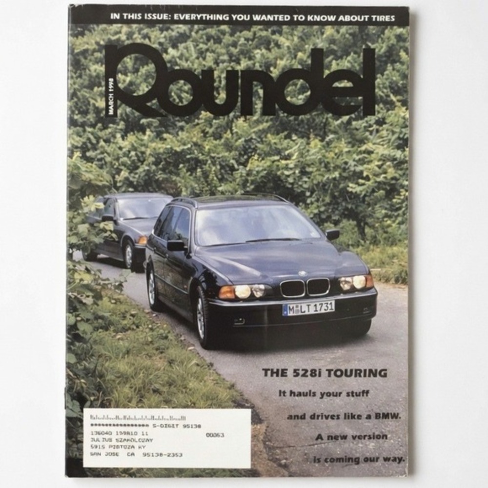 Roundel Magazine BMW Car Club‎ March 1998 Vol. 29(3) - 523i Touring, 733i